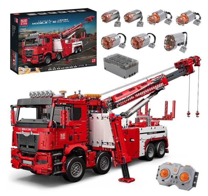Mould King 17027 Bergingstruck Rood - Afbeelding 3